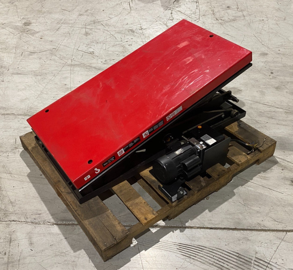 Dayton 35KT68 Scissor Lift Table 39" Max Lift, 8" Min Lift MISSING CONTROLS