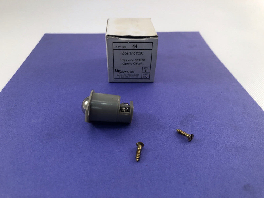 GS Edwards 44 Rolling Ball Contactors - Pressure on Ball Opens Circuit *NEW*
