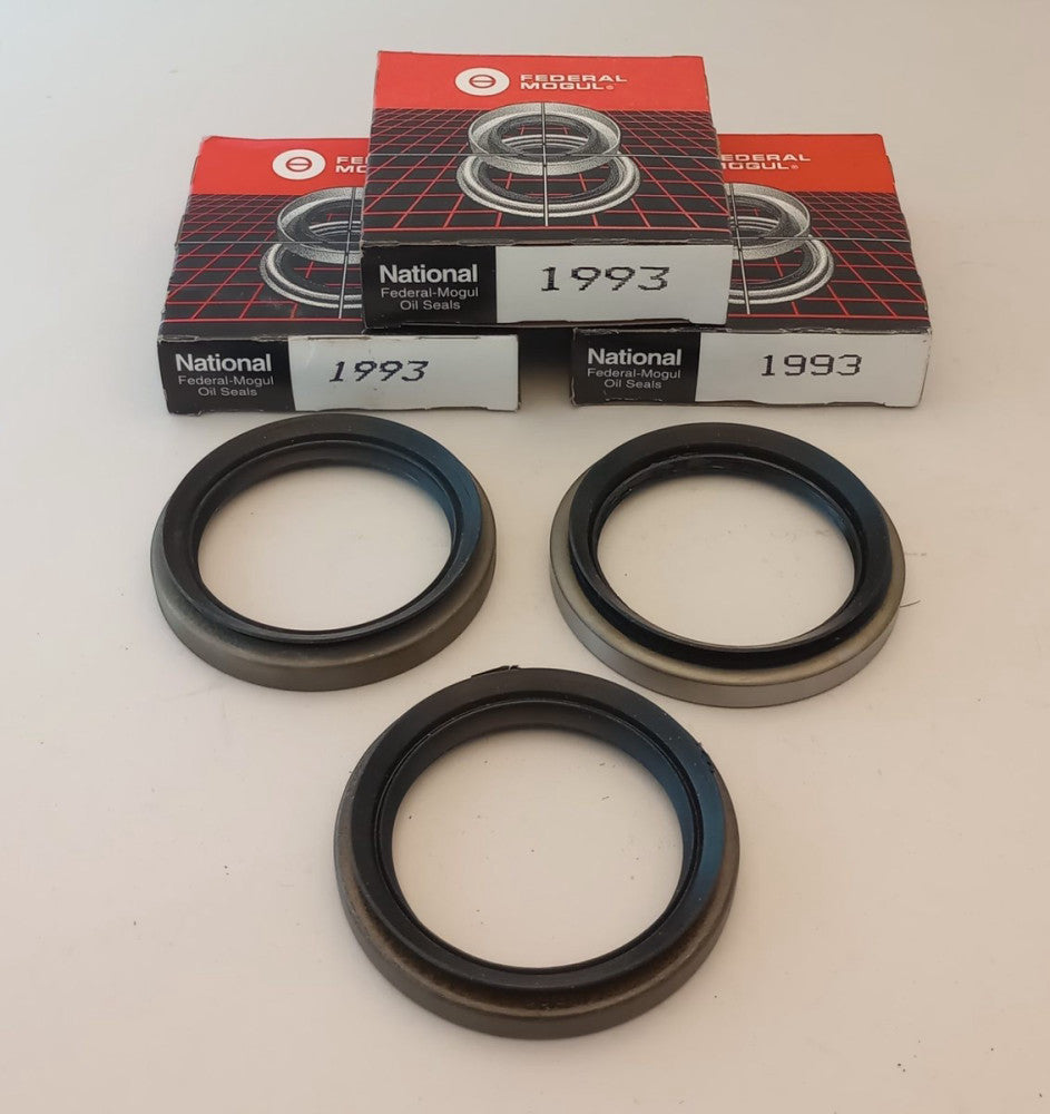 National 1993 Wheel Seal Oil Seal 2.205 ID X 2.885 OD X .492" W (Pack of 3)