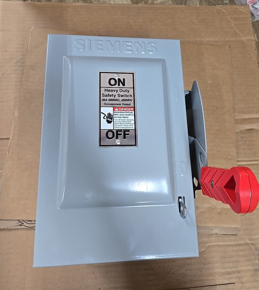 NNB SIEMENS NON FUSED HEAVY DUTY INDUSTRIAL SAFTEY SWITCH HNF361