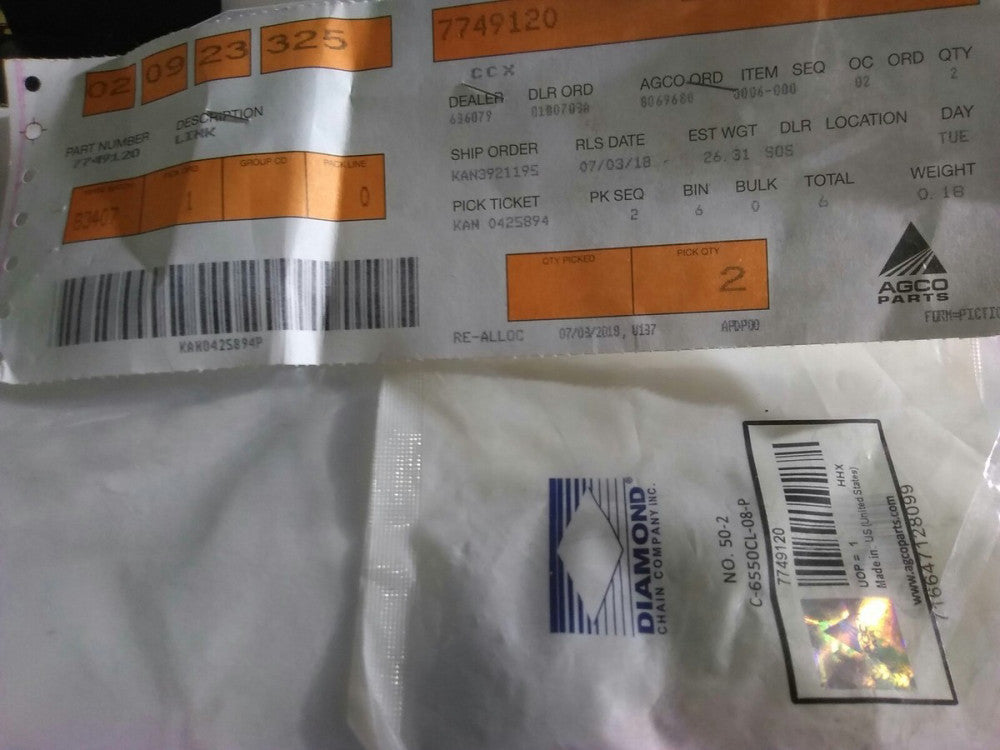 DIAMOND CHAIN COMPANY LINK SPRING CUP(LINK) C-6550CL-08-P