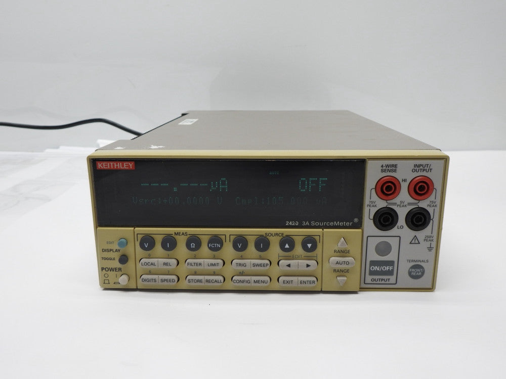 Keithley 2420 SourceMeter 60Vdc 3A 60W - TESTED