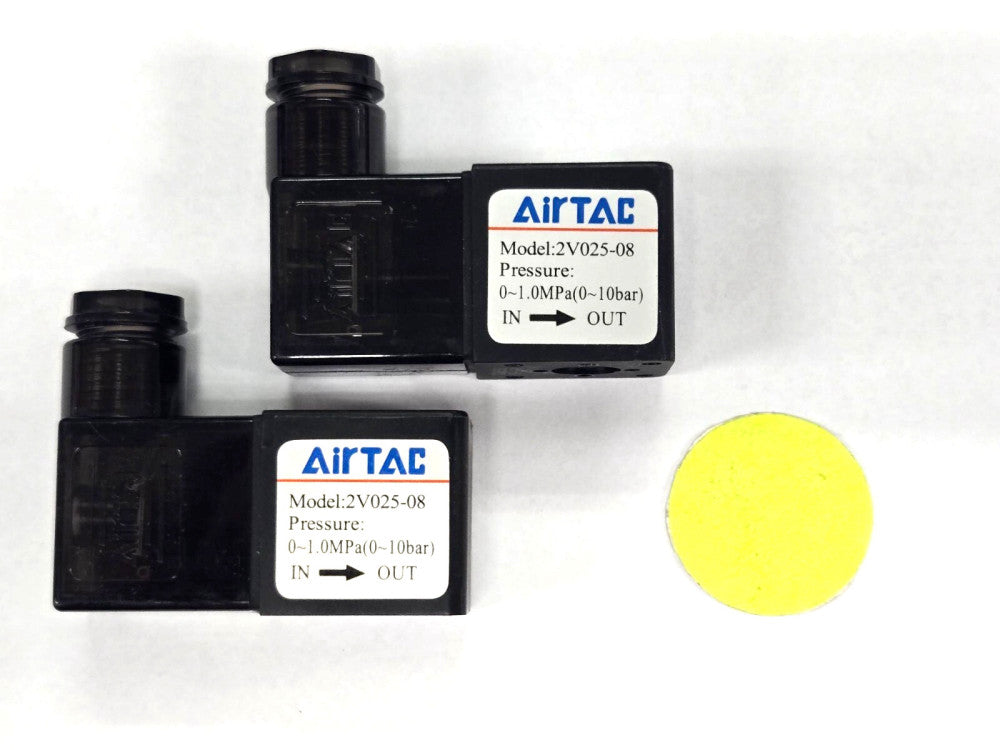 AIRTAC SOLENOID VALVE 2V025-08  LOT OF 2