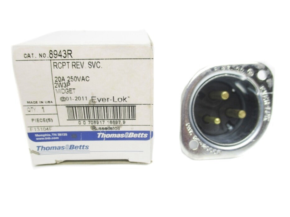 THOMAS&BETTS 8943R 250VAC 20A NSMP