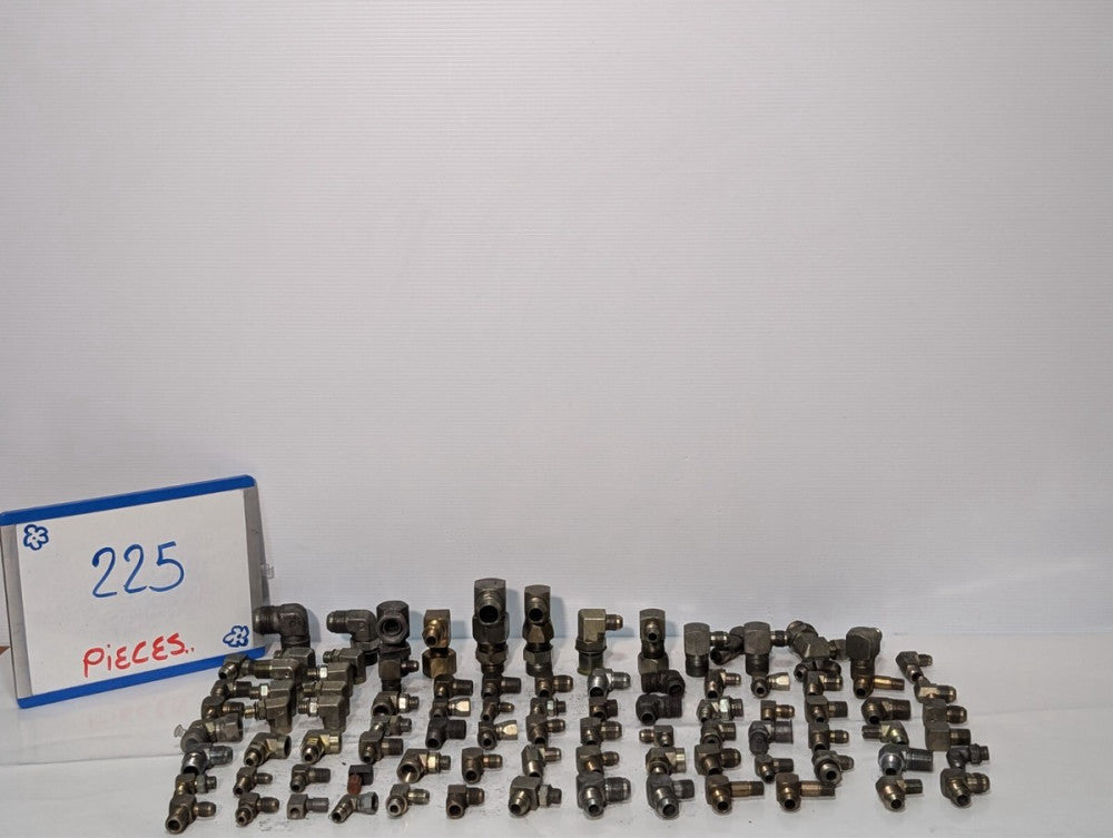 (225) Assorted 90 Degree Elbow Fitting and Adapters Male Female