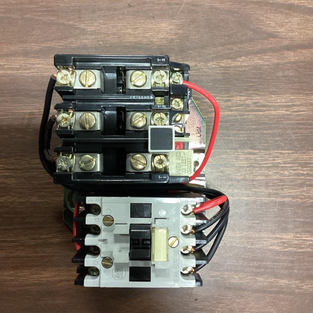 ALLEN BRADLEY 509-T0D SER B FULL VOLTAGE STARTER