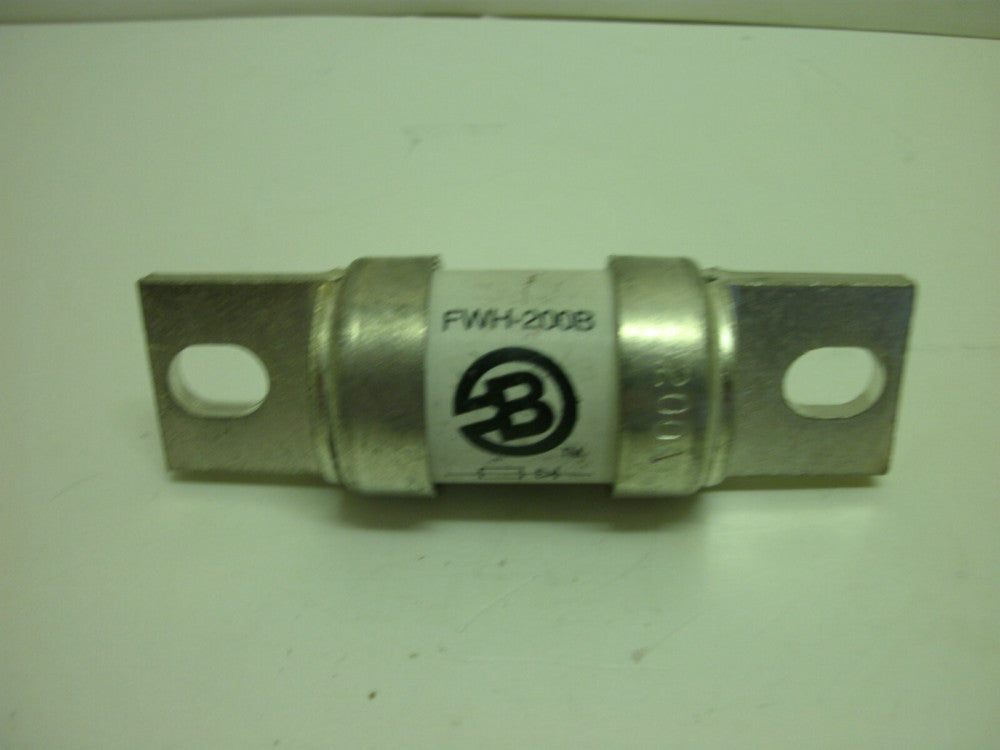 BUSSMANN FWH-200B SEMICONDUCTOR FUSE 200 AMP 500VAC BOLT-ON NEW NO BOX