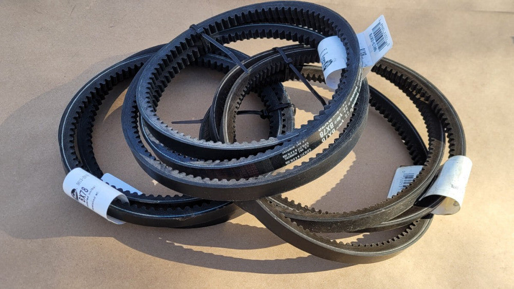 Lot of 3 Gates BX78 Tri-Power Vextra V Belts 81" Outside Length