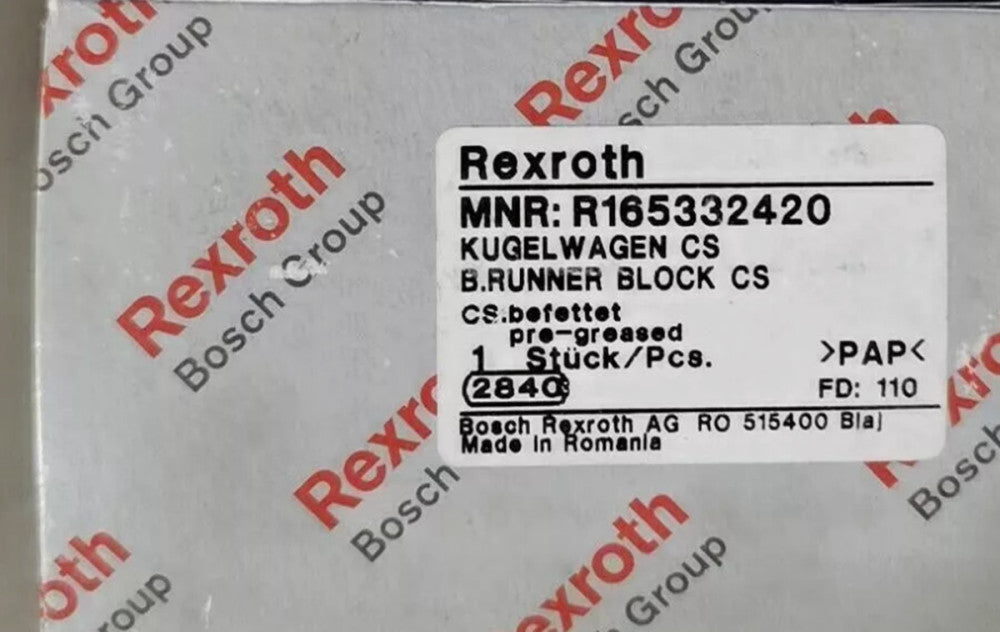 One Brand New R165332420 Ball Linear Guide Slide