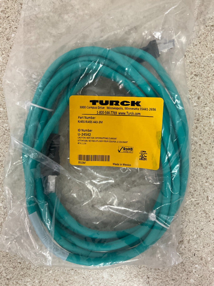 Turck RJ45S-RJ455 443-3M NEW