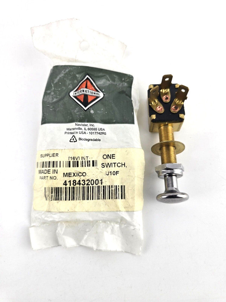 International Navistar 418432001 Switch Push Pull 2 Position