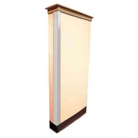 Zoro Select 19F839 Corner Guard, Flame Retardant, White, 1-1/2"W X 96"H