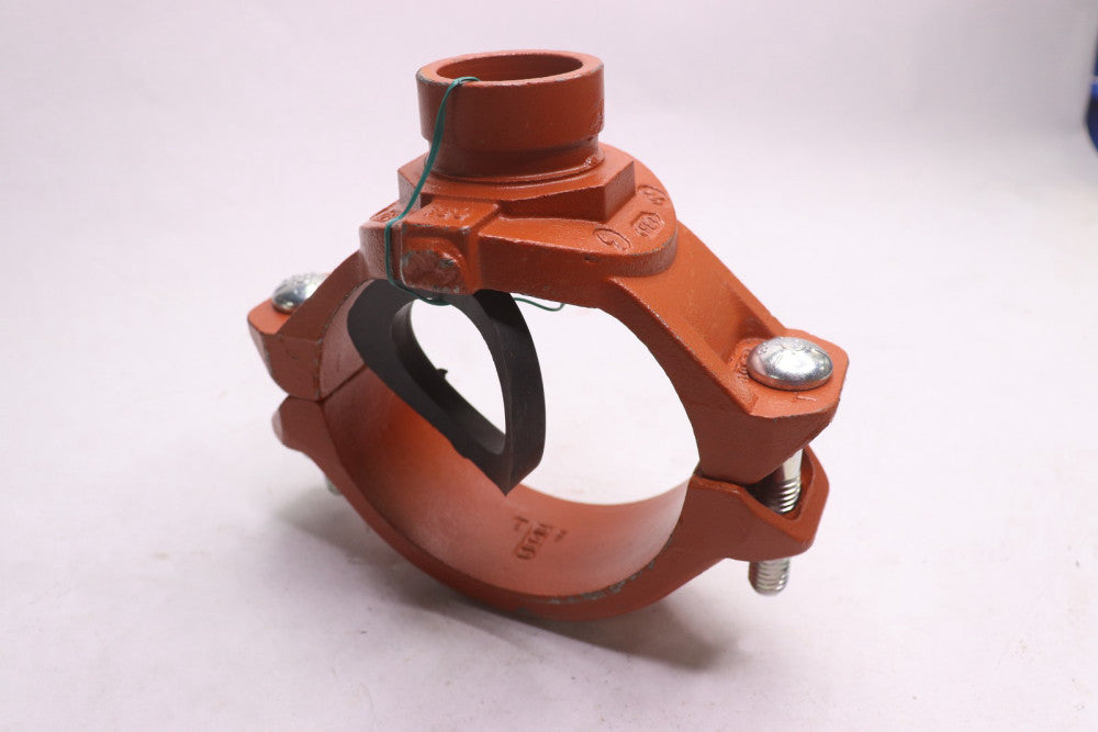 Grooved Mechanical Tee Threaded Outlet Orange SC-65MT
