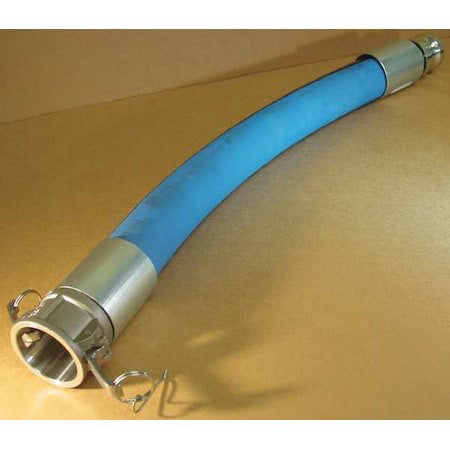 Novaflex 6285Wn-32-20-Ce 2" Id X 20 Ft Rubber Water Discharge Hose Bl