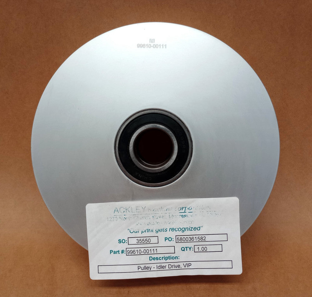 ACKLEY 99610-00111 Aluminum Idler Drive Pulley 1-3/4" Width 6-1/2" OD 25mm Bore