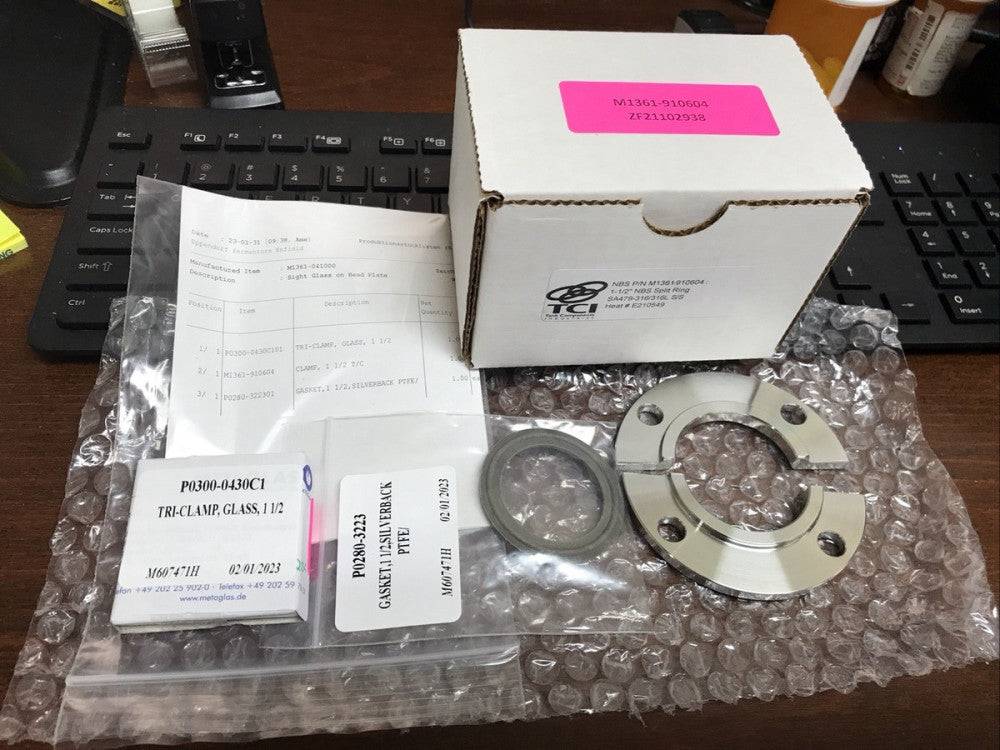 eppendorf M1361-0410 Sight Glass on Head Plate for BioFlo BioReactor.