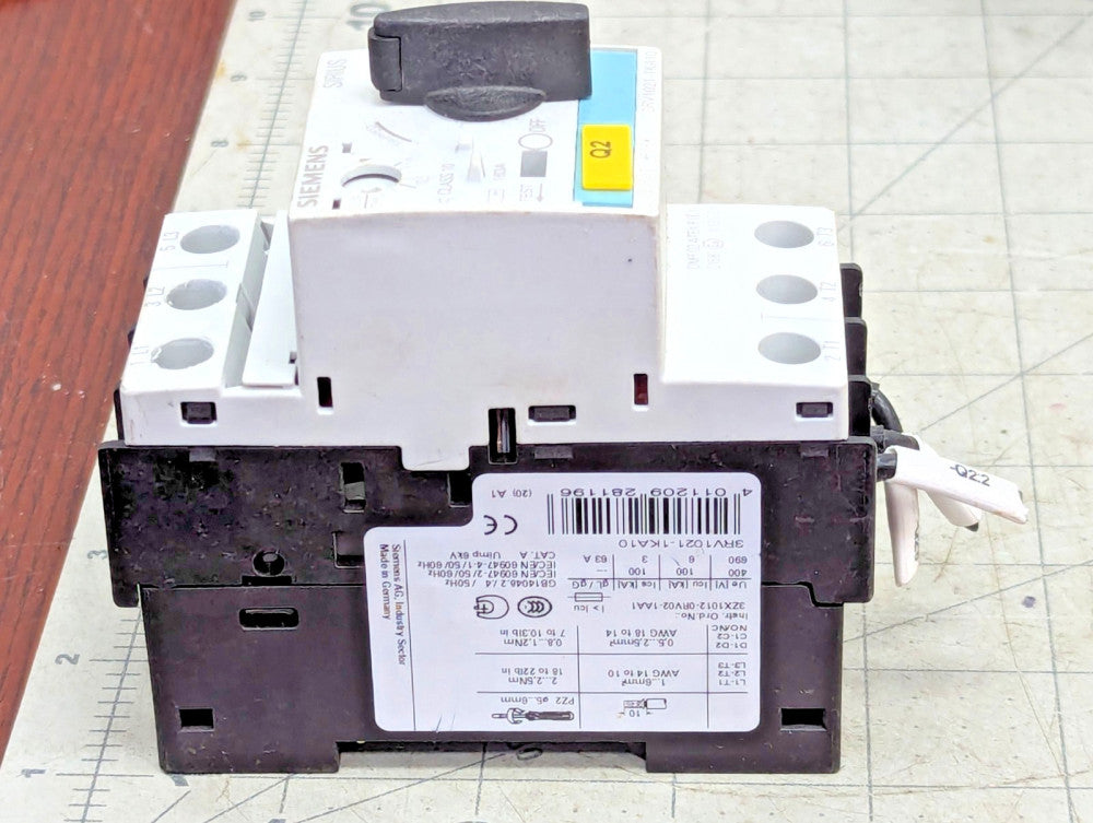 Siemens 3RV1021-1KA10 Manual Motor Starter TESTED WORKING PULL [Z3B7]#40