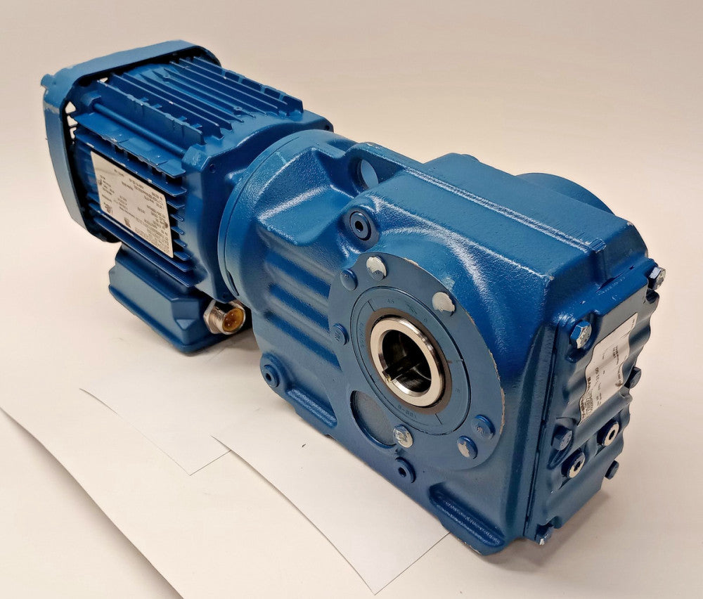 SEW EuroDrive KA37-DRN71M4-97.81 Used GearMotor .5hp 230/460V 1730/18rpm 97.81:1