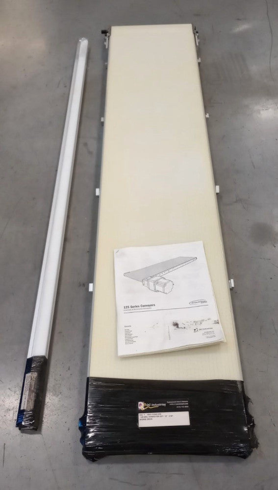 QC Conveyors 1562-12-060-V20 Conveyor W/Side Rails 125Series 12" X 60"