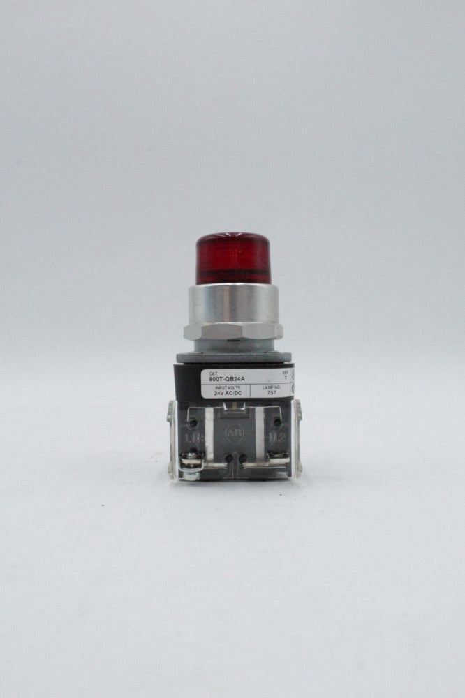 Allen-Bradley 800T-QB24A Red Illuminated Push Button