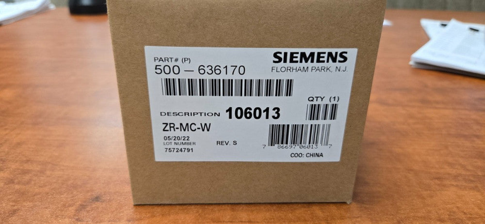 SIEMENS 500-636170 106013 ZR-MC-W FIRE ALARM STROBE New in Box