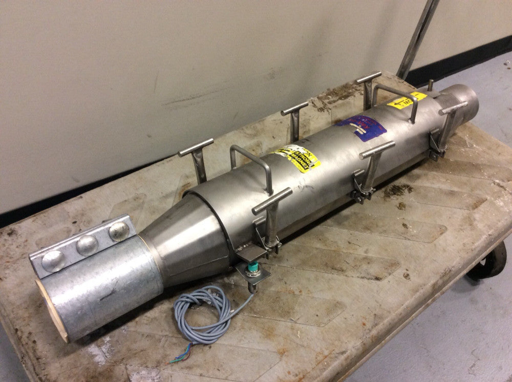 PURITAN MAGNETICS AIR-VEY CAV4EZ MAGNETIC SEPARATOR w/ Cone Nose Cylindrical Mag