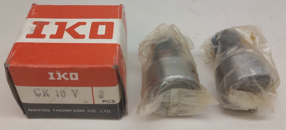 IKO CR16V-No Zerks Cam Follower 1.0000in Roller D 0.6250in Roller W (Pack of 2)