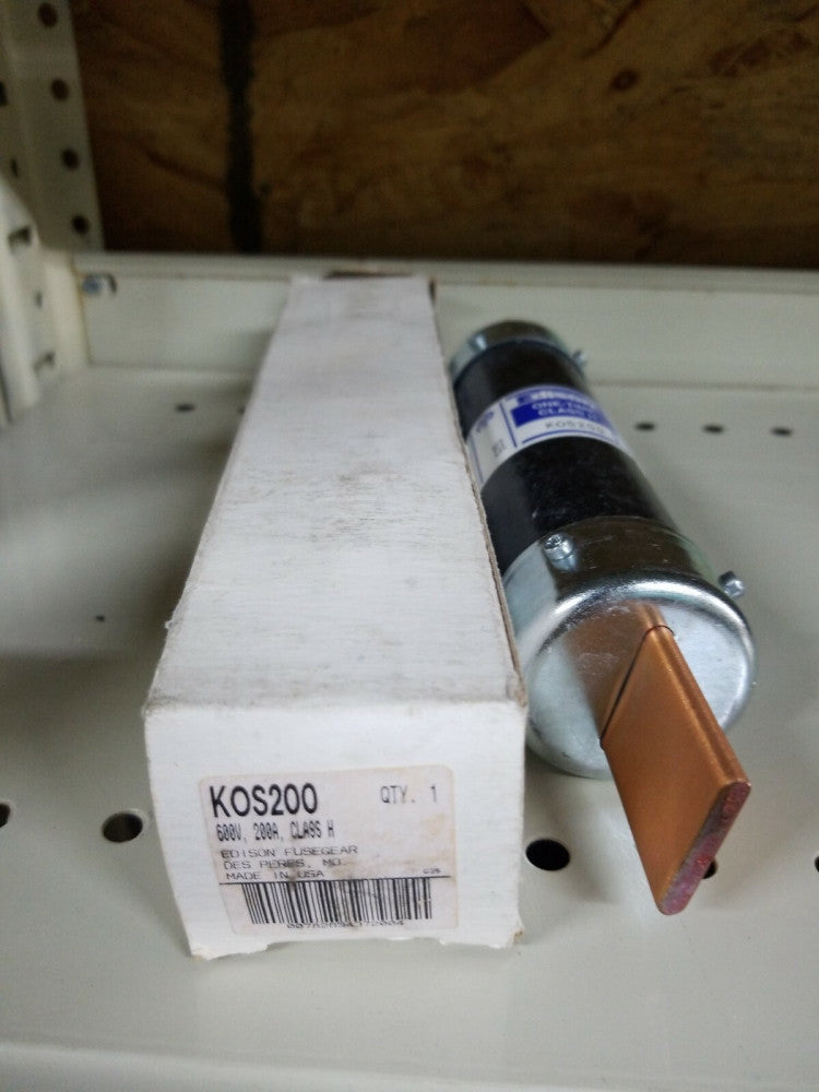 KOS200 One Time Class H 600 Volt Fuse