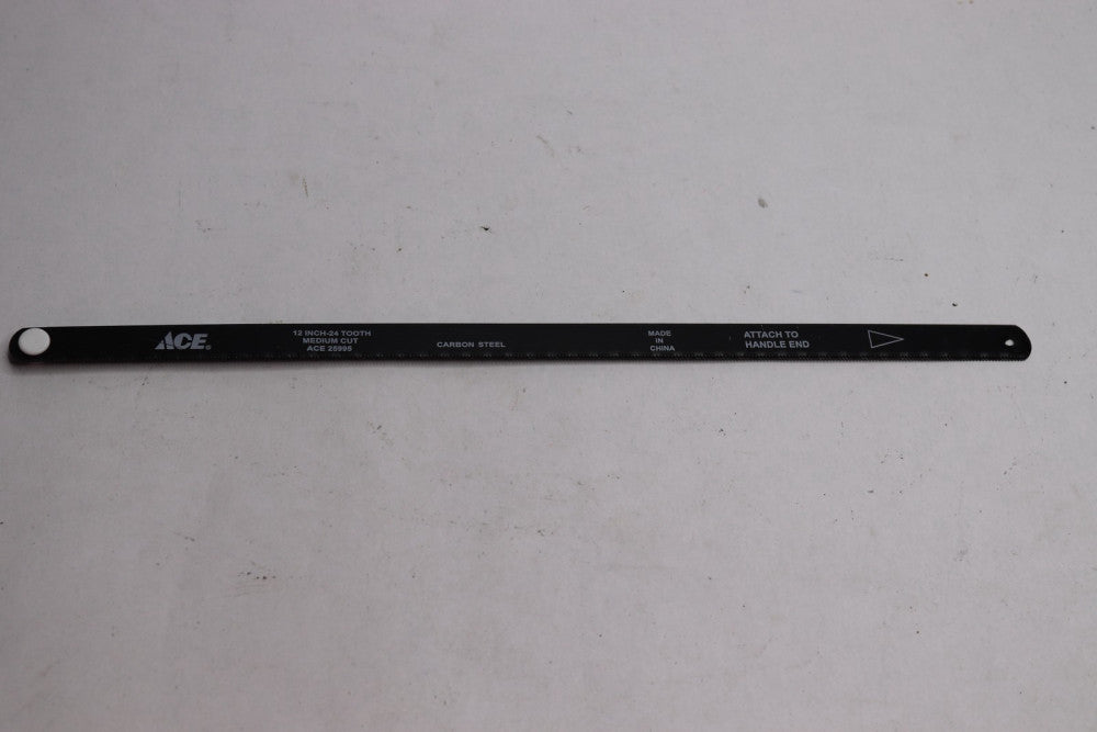 Ace Carbon Steel Hacksaw Blade 24 TPI 12" 25995