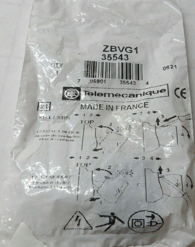 NEW TELEMACANIQUE CONTACT BLOCK LIGHTING MODULE  ZBVG1 35543