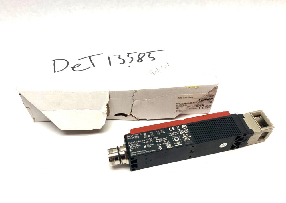 Euchner CTP-L2-AR-M-HA-AZ-SH-123369 Transponder Coded Safety Switch