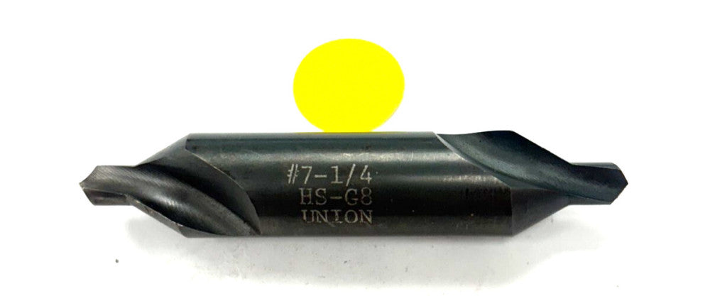 UNION #7 - 1/4" CENTER DRILL OAL- 3-1/4"