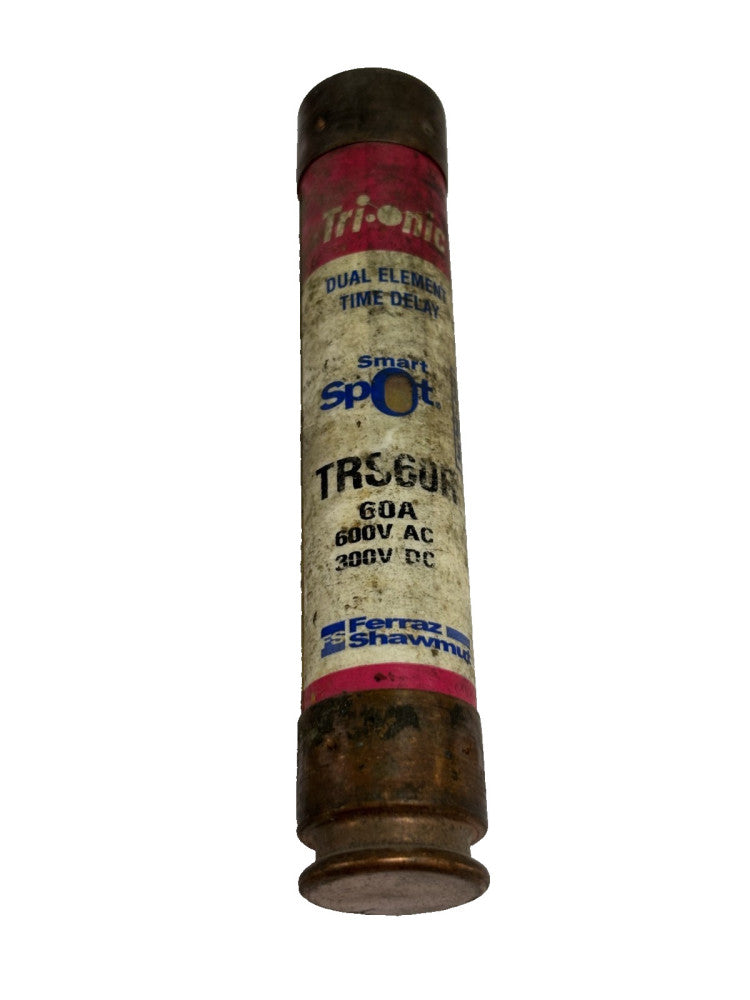 FERRAZ SHAWMUT TRI-ONIC TIME DELAY SMART SPOT TRS60R 60A, 600VAC, 300VDC