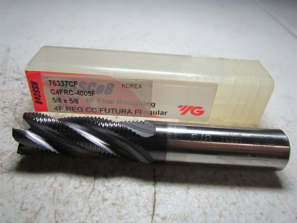 YG-1 (76337CF) C4FRC-4005F 5/8 x 5/8 x 1-5/8 x 3-3/4 4 Flute HSS Square End Mill