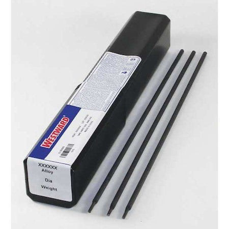 Westward 41R181 14" Stick Electrode 1/8" Dia., Aws Eni-Cl, 5 Lb.