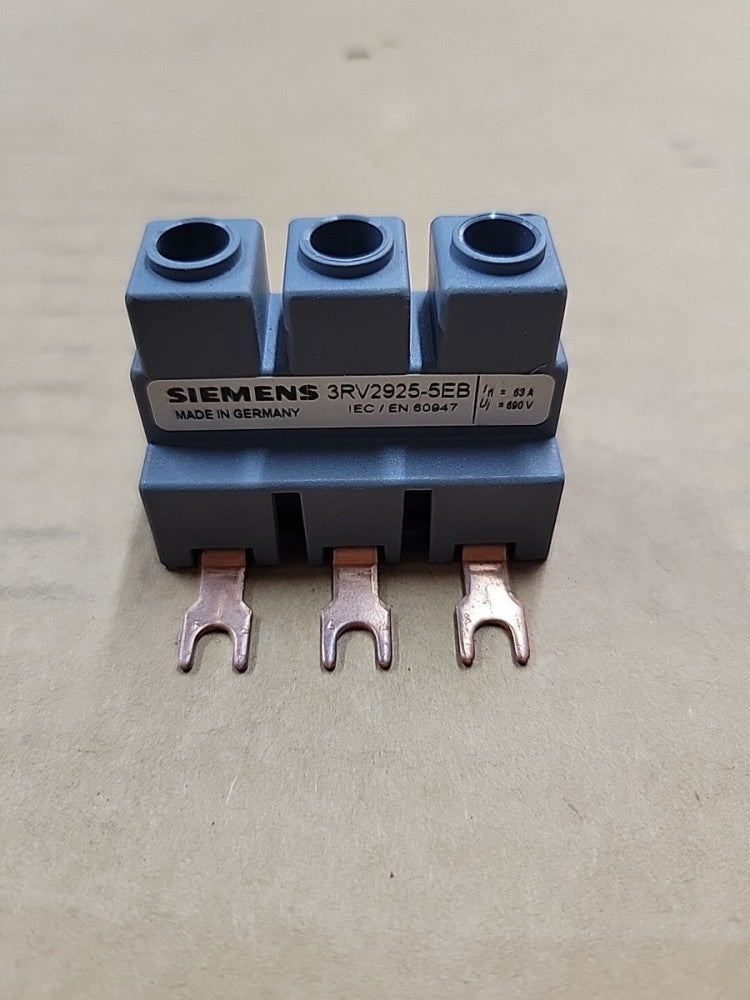 New! Siemens 3RV2925-5EB Supply Terminal Block 3RV29255EB