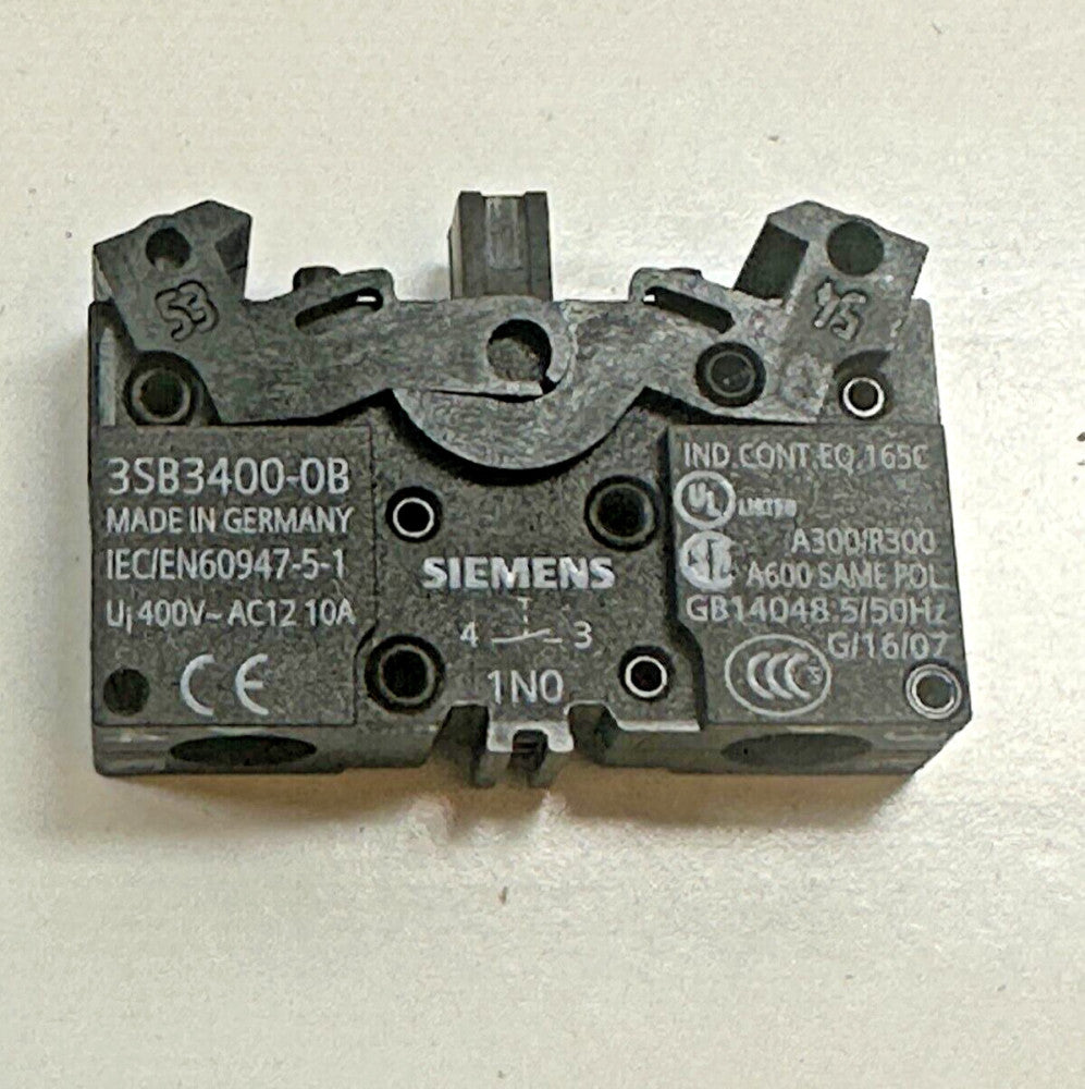 Siemens 3SBS3-400-0B Contact Blocks 1 N.O. Black (Box of 15pcs) New Fast Ship