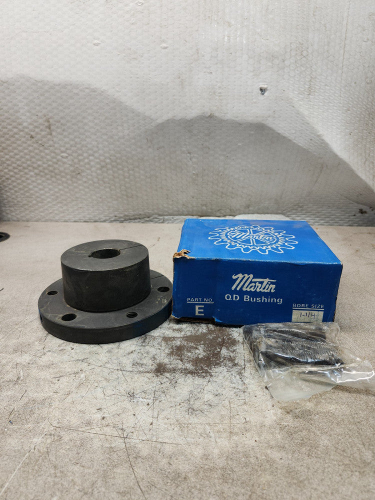 NEW IN BOX MARTIN QD BUSHING BORE SIZE 1-1/4'' E