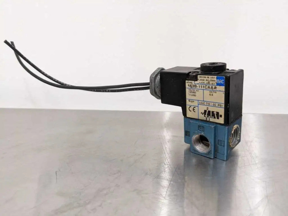 MAC 163B- 111CAAA Solenoid Valve 150 PSI 110/120 6.8