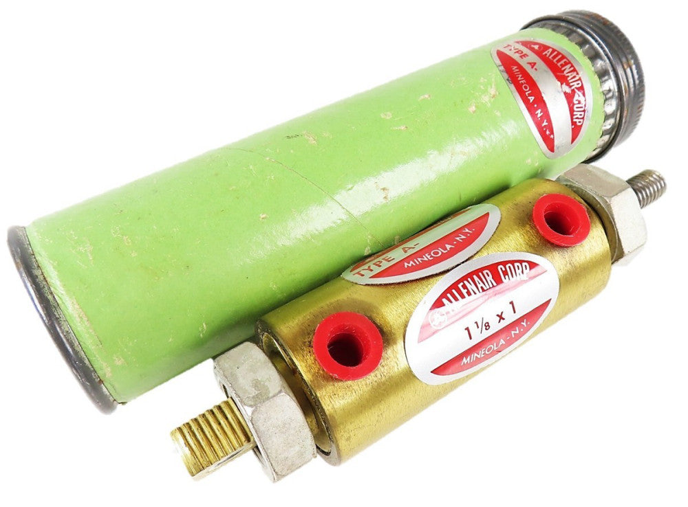AllenAir A-1-1/8 x 1   Pneumatic Cylinder   1 1/8" Bore   1" Stroke  NEW IN TUBE