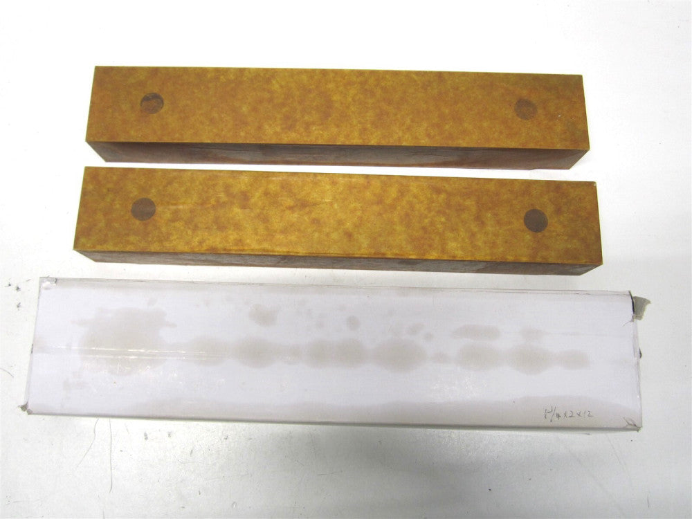 SPI (13-326-5) 12" Long x 2" High x 1-1/4" Thick, Steel Parallel - Pack of 2