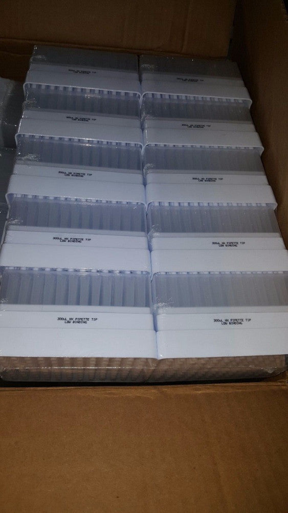 RACKED TIPS 300µl (1-300 µl) NX 3178T Natural, Polypropylene, Low Binding 960PCS