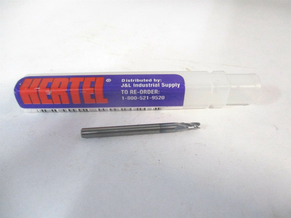 (750472) 1/32" x 3/32" x 1/8" x 1-1/2" OAL Solid Carbide 4-Flute Square End Mill
