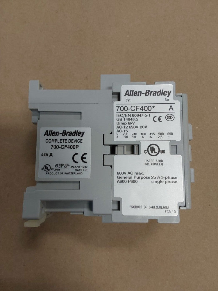 700-CF400P ALLEN BRADLEY 700CF400* SER. A 120V 50HZ