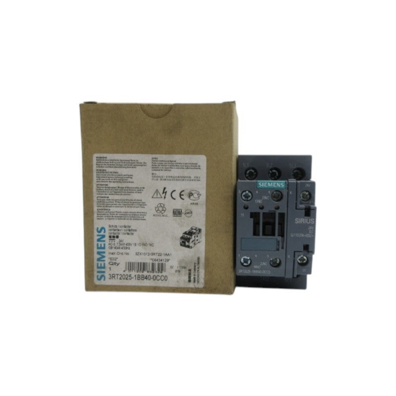 SIEMENS 3RT2025-1BB40-0CC0 24V NSMP