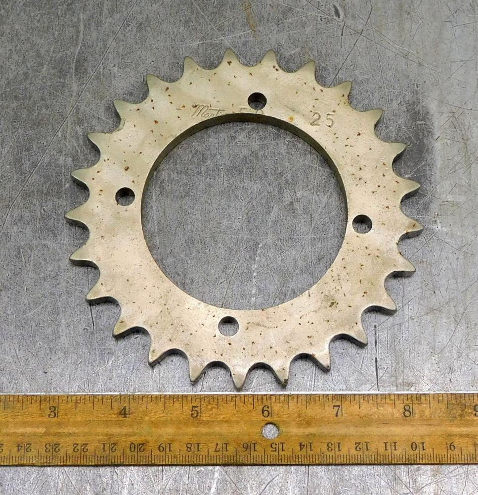 Martin 50A25 A-Plate Roller Chain Sprocket #50 25 Teeth 3" Bore