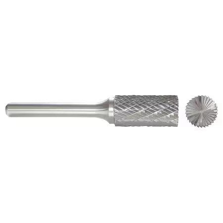 Zoro Select 310-002034C Carbide Bur,End Cut,1/8 In,1/4 Shank