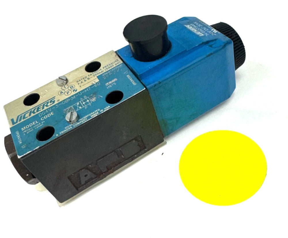 VICKERS HYDRAULIC VALVE DG4V-3-OB-M-U-H7-60