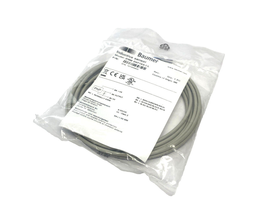 Baumer IFRM 04P15A1/L Inductive Proximity Switch 1 mm, 2m Cable 10144583