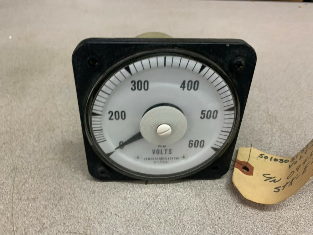 NEW NO BOX GE 0-600V VOLTMETER 50-103021SJSJ2